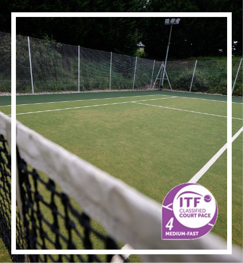 Superficies artificiales para canchas de tenis