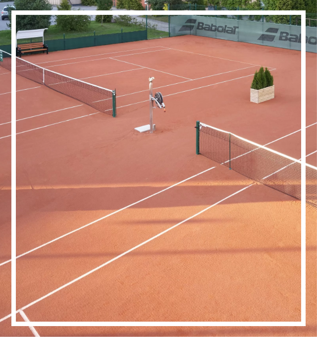 Superficies artificiales para canchas de tenis