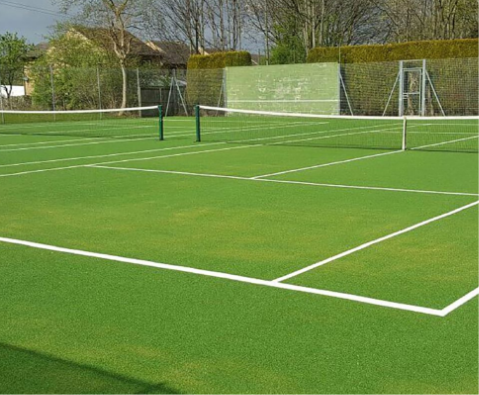 Superficies artificiales para canchas de tenis