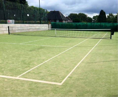 Superficies artificiales para canchas de tenis